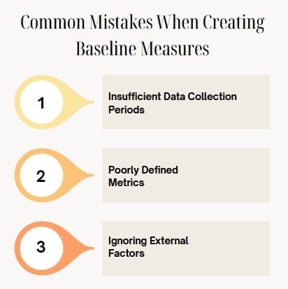 Common Mistakes When Creating Baseline Measures