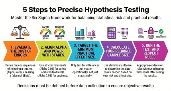 Alpha Risk and Beta Risk Trade-Off
