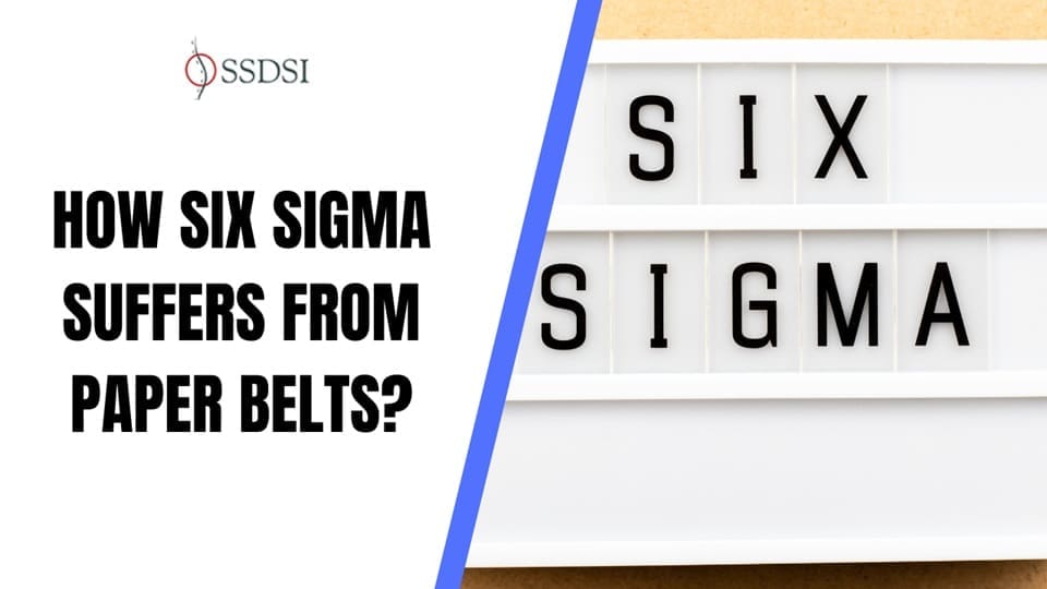 How Six Sigma suffers from paper belts header image