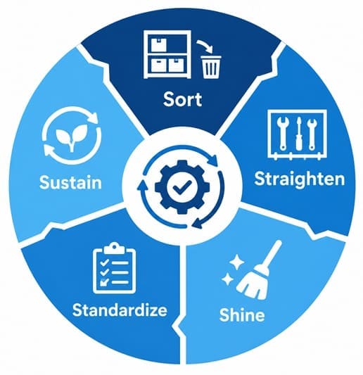 5S Continuous Improvement Cycle